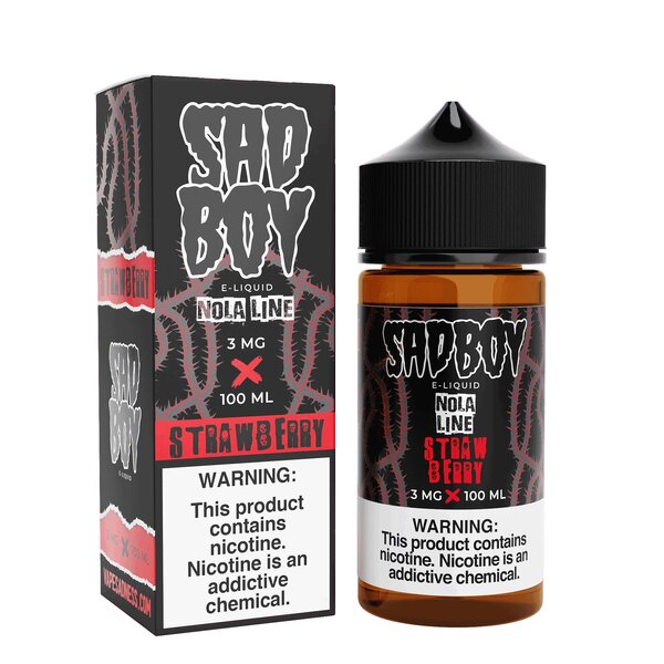 Sadboy - Strawberry 100mL (Previously Nola Bar)