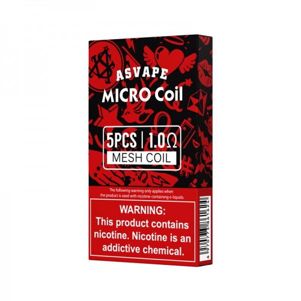 As\\Vape Micro Pod Kit Replacement Coil 5PK