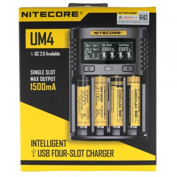 Nitecore UM4 Intelligent USB Charger Nitecore UM4 Intelligent USB Charger
