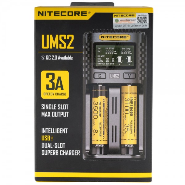 Nitecore UMS2 Intelligent USB Charger