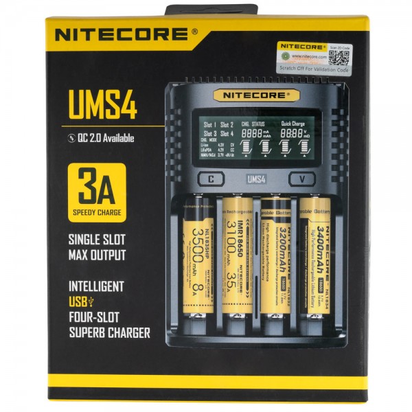 Nitecore UMS4 Intelligent USB Charger