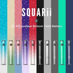 DazzLeaf SQUARii VV Bottom Twist Battery