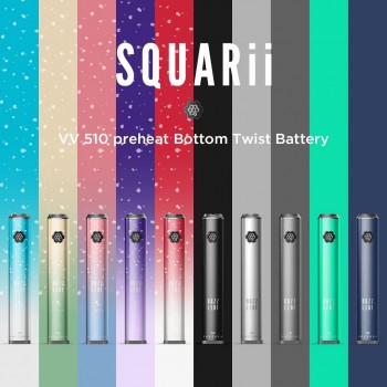 DazzLeaf SQUARii VV Bottom Twist Battery