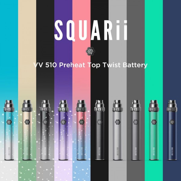 DazzLeaf SQUARii VV Top Twist Battery