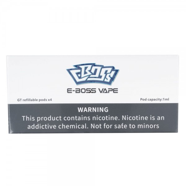 E Boss GT Replacement Pods 4pk