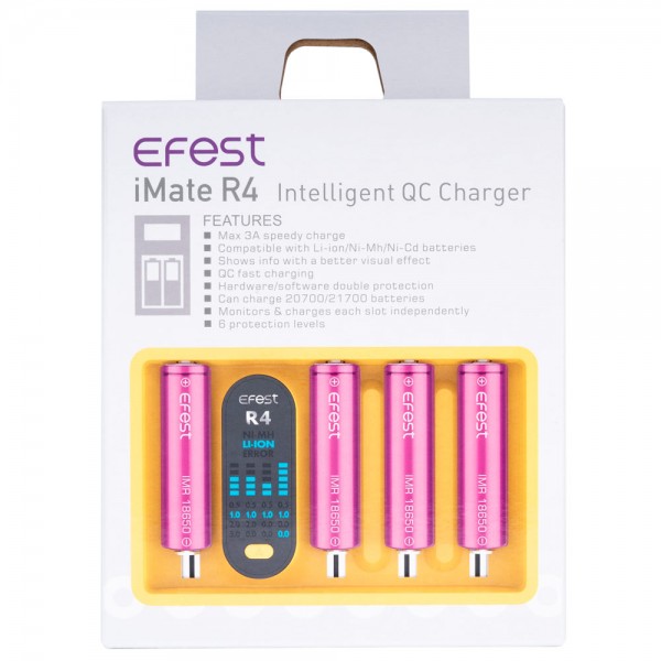 Efest iMate R4 Intelligent QC Charger