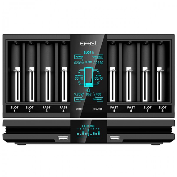 EFest LUC V8 Double Screen Fast Charger