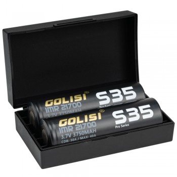 GOLISI IMR S35 Pro-Series 21700 3750mAh 30A 2 Pack Batteries GOLISI IMR S35 Pro-Series 21700 3750mAh 30A 2 Pack Batteries