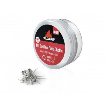 HellVape Ni80 Pre-Built Clapton Wire 10Pk HellVape Ni80 Pre-Built Clapton Wire 10Pk