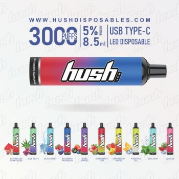 Hush Max Disposable 5% (Master Case of 200) Hush Max Disposable 5% (Master Case of 200)