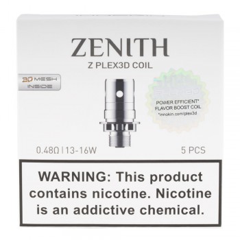 Innokin Zenith Z-Plex3D Mesh 5pk Coils Innokin Zenith Z-Plex3D Mesh 5pk Coils