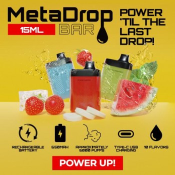 Meta Drop Bar 6000 Disposable 5% Meta Drop Bar 6000 Disposable 5%