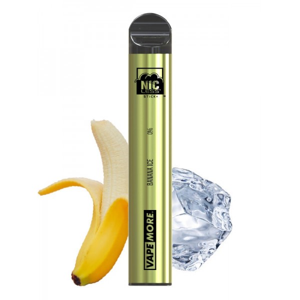 Nicless Stick + Disposable 0% NICOTINE FREE - Banana Ice