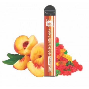 Nicless Stick + Disposable 0% NICOTINE FREE - Peach Gummy Bear