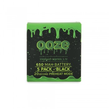 OOZE Standard 5pk 650mAh Batteries