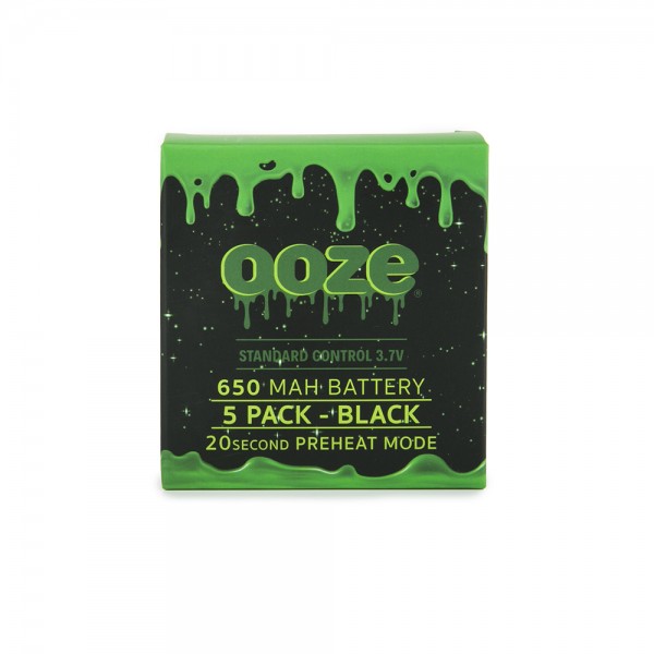 OOZE Standard 5pk 650mAh Batteries