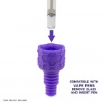 OOZE Cranium Silicone Glass Water Pipe & Nectar Collector