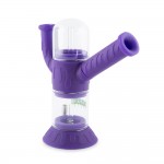 OOZE Cranium Silicone Glass Water Pipe & Nectar Collector