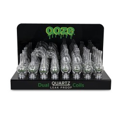 OOZE Globe and Dual Quartz Coils Display - 32 Count