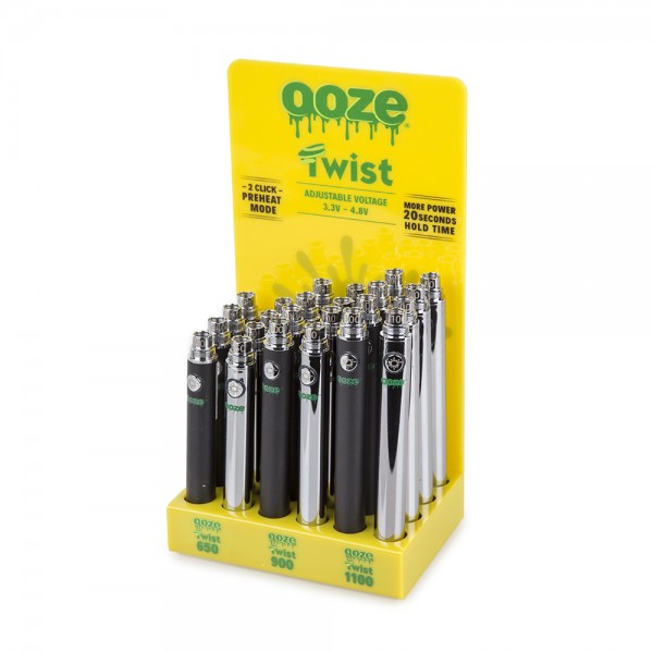 OOZE Twist Battery Display - 24 Count