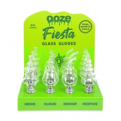 OOZE Fiesta Glass Globe Display - 12 Count