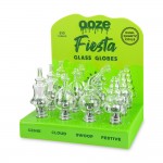 OOZE Fiesta Glass Globe Display - 12 Count