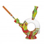 OOZE Ozone Silicone Glass Water Pipe & Nectar Collector