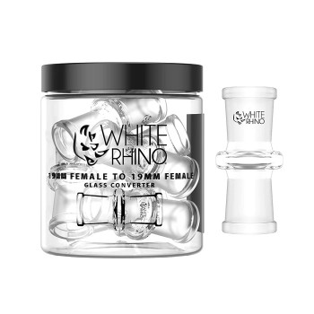 White Rhino Female to Female Glass Converters 9ct White Rhino Female to Female Glass Converters 9ct