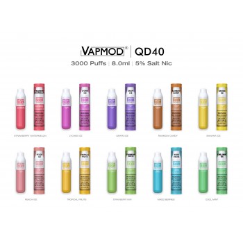 VapMod QD40 Fish Puff Disposable 5% VapMod QD40 Fish Puff Disposable 5%