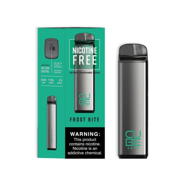 Cube ZERO Disposable 0% NICOTINE FREE - Frost Bite