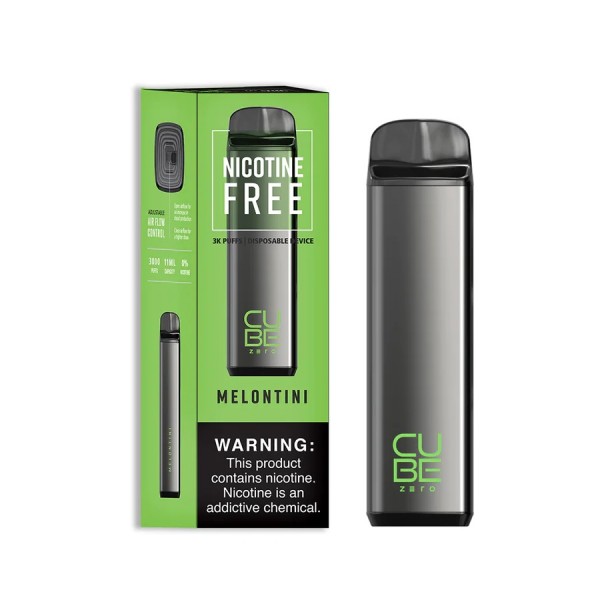 Cube ZERO Disposable 0% NICOTINE FREE - Melontini