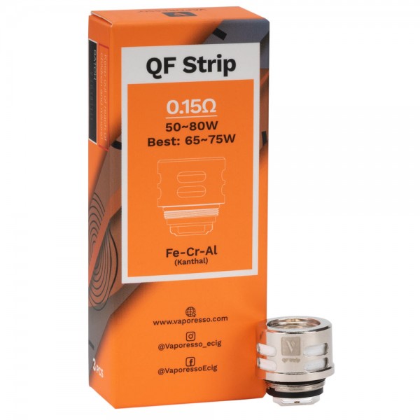 Vaporesso QF Strip 3pk Coils 