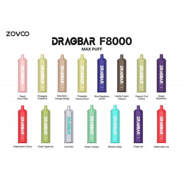 ZoVoo DragBar F8000 Disposable 50mg