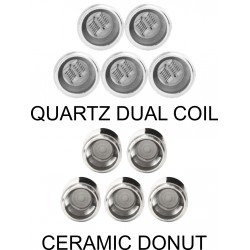 Yocan Evolve Plus Coil Quartz and Ceramic Donut 5 Pack