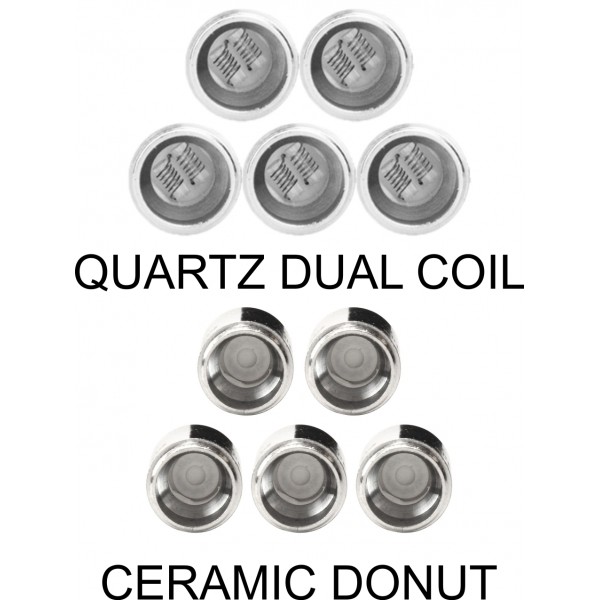 Yocan Evolve Plus Coil Quartz and Ceramic Donut 5 Pack